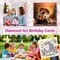 8 Pack 5D DIY Diamond Painting Greeting Card Kit, Diamond Art Christmas Birthday Holiday Greeting Card, Art Crafts Kit Creative Gift with Envelope